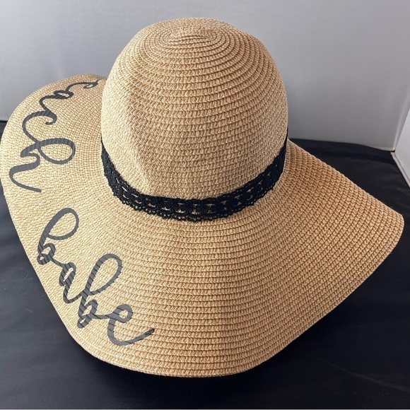 MILANI 100% STRAW BEACH BABE HAT Women’s One Size - Picture 7 of 8